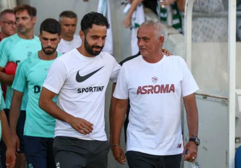 Jose Mourinho Ruben Amorim Manchester United