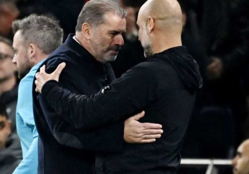 Ange Postecoglou Pep Guardiola