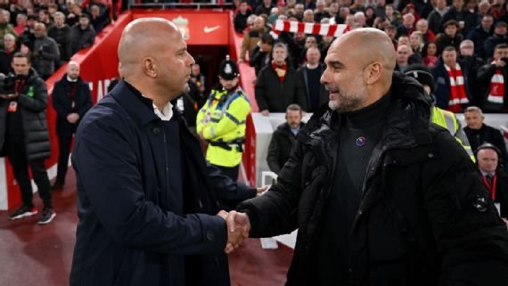Arne Slot Pep Guardiola