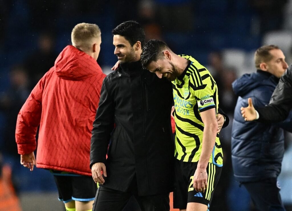 Mikel Arteta dan Jorginho di Arsenal