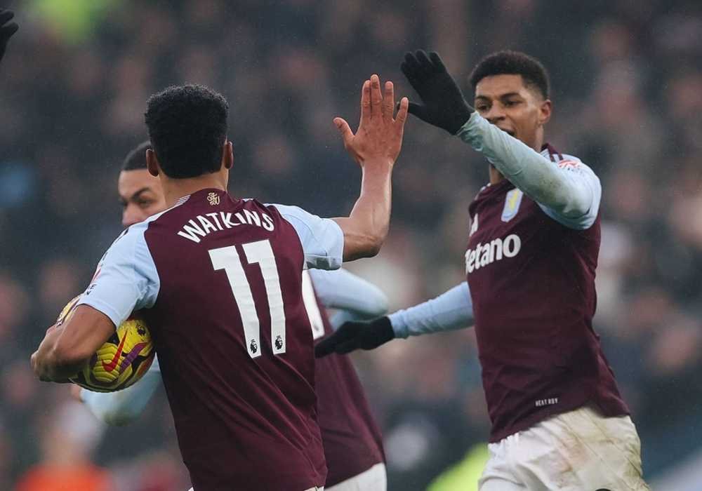 Marcus Rashford Aston Villa